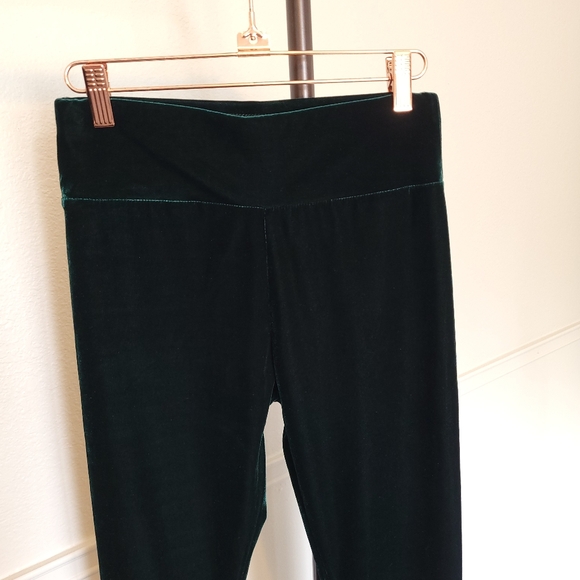 NWT Killstar Hematite Emerald Green Velvet Leggings Women's Medium Small - Picture 3 of 11